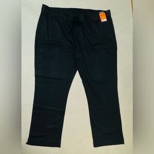 Buffalo David Bitton Soft Tencel Pull-on Pants Women's Plus Size XXL Black